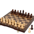 Magnetic Chess Set Wooden Foldable Chess Board Game 15 Inch