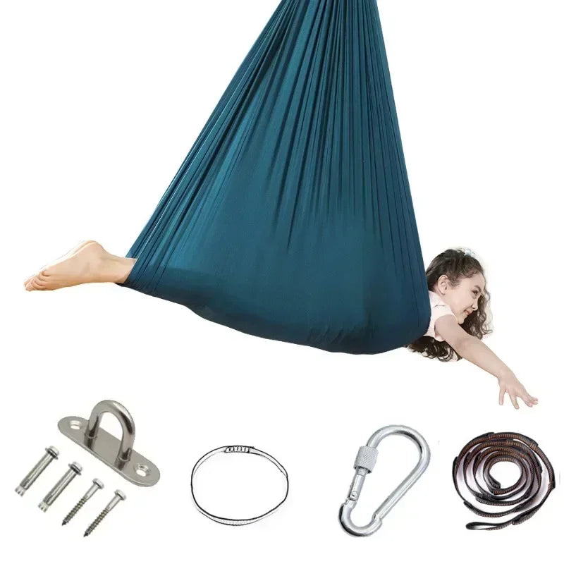 Children's Hammock Sensory Swings Elastic Hanging Hammocks for Kids