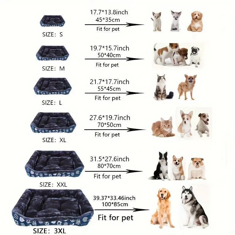Pet Dog Bed, Sofa Cushion, Anti Stress