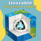 Maps 3x3 Speed Cube, UV Printing Element Cube Magic Cube Educational Puzzles Toys Christmas Thanksgiving Halloween Gifts