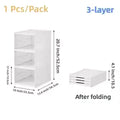 Foldable Shoe Rack Adjustable For Shoe Closet Dorm Apartment