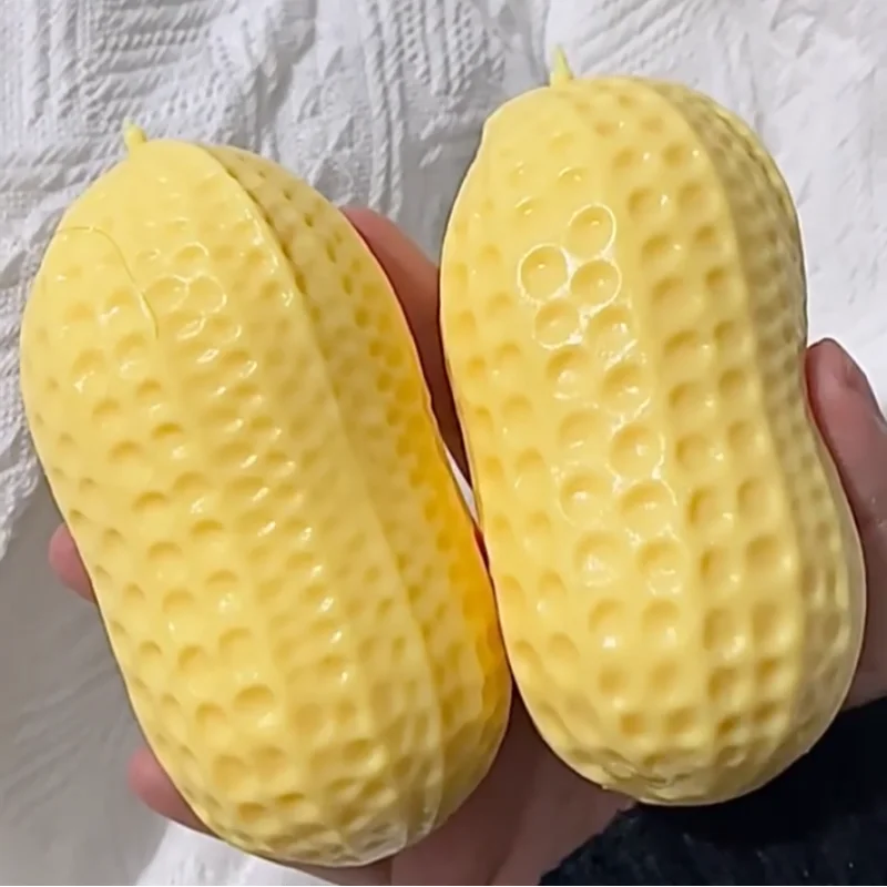 Peanut Stress Ball Crunchy Squeeze Ball  ASMR Sensory Anti Stress Ball