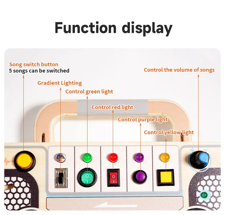 Wooden Busy Board
