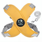 Pastel X-Shape Padded Dog Harness and Matching Leash Set