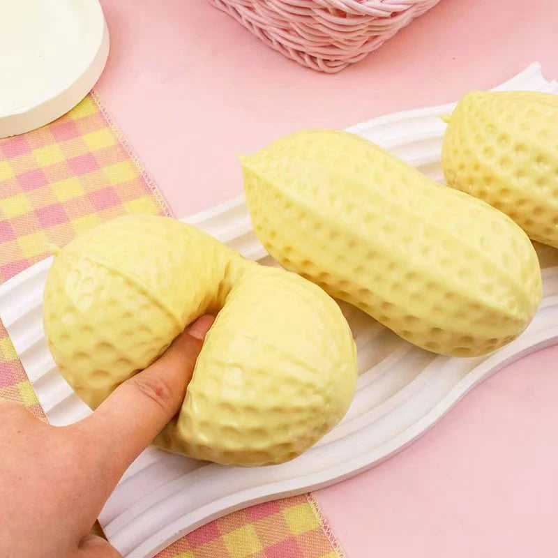 Peanut Stress Ball Crunchy Squeeze Ball  ASMR Sensory Anti Stress Ball