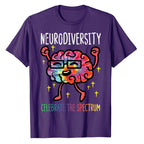 Neurodiversity Brain Autism Awareness ASD ADHD Men Women Kid T-Shirt Cute Graphic Tee Y2k Top Lovely Gifts Short Sleeve Outfits