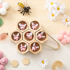 Sensory Bee Toys Newborn Fine Motor Skill Toy Montessori Game Bees Montessori Wooden Creative Baby 0 12 Months Play Toys Gifts