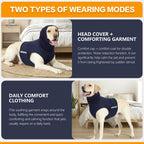 Dog Anxiety Vest,Skin-Friendly Thunder Jacket for Dogs