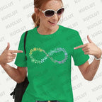 Autism Infinity Symbol Shirt for Woemn Autism Month Tshirts  Awareness Tee Shirts Femme Neurodiversity Tee Autism Women Clothing