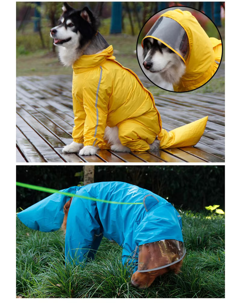 Dog Water Proof Rain Coat | Large Dogs